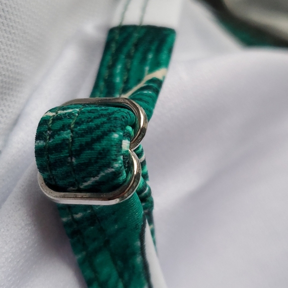 Two-Piece High Neck Leaf Bikini Set - Picture 4 of 4